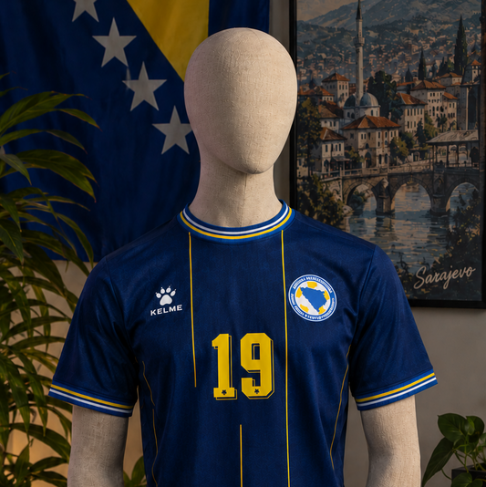 Alajbegović Bosnia & Herzegovina Jersey 2026 - Home / Player Version