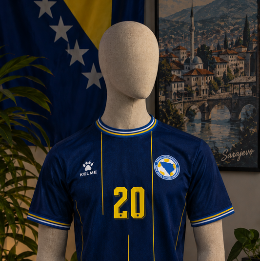 Bajraktarević Bosnia & Herzegovina Jersey 2026 - Home / Player Version