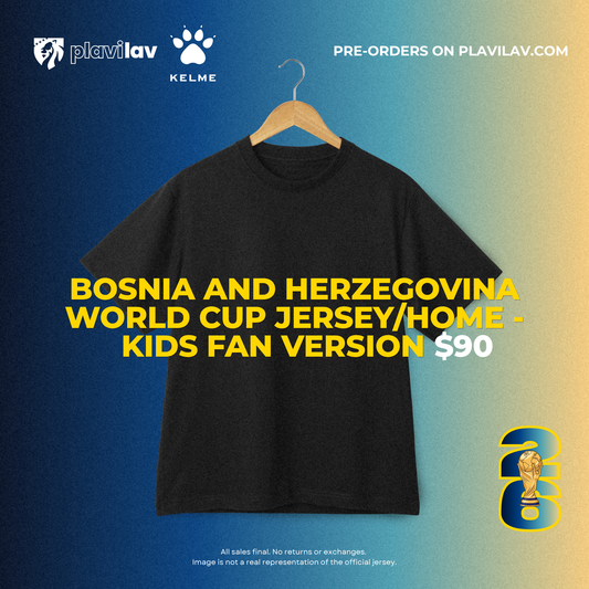 KELME BiH KIDS World Cup Jersey - Home / Fan Version