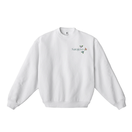 Sarajevo Embroidered Flower Sweatshirt